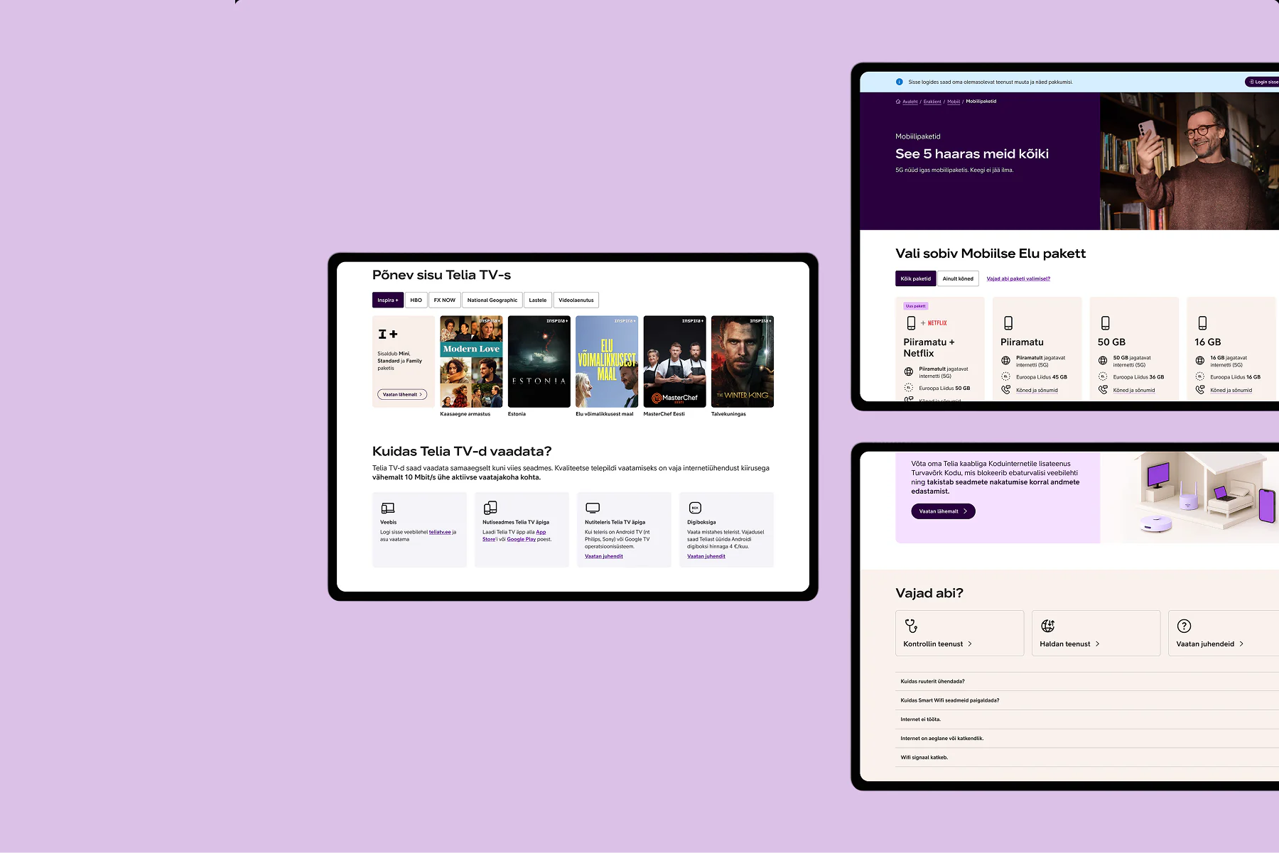 Telia Content System hero